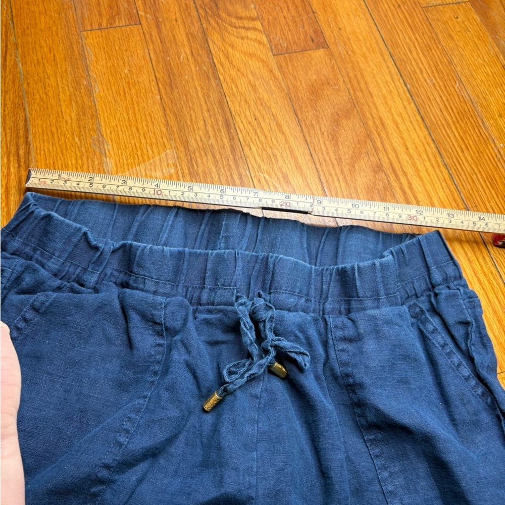 💙 Company Ellen Tracy 100% Linen Pull-On Pants – Size S (Admiral Blue)💙 - Picture 4 of 9